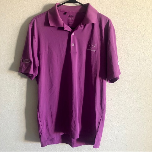 adidas Other - ADIDAS Men’s Purple Golf Polo Short Sleeve Size Small
